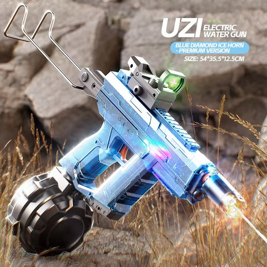 Dive Into Fun with the 2025 New Summer UZI High-Pressure Water Gun - Perfect for Pool Parties and Outdoor Games!