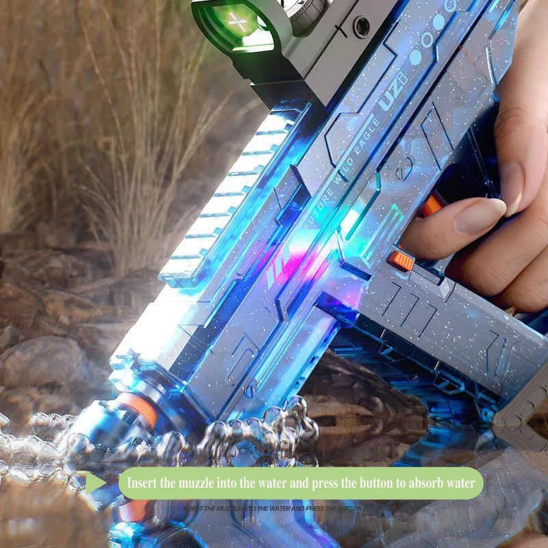 Dive Into Fun with the 2025 New Summer UZI High-Pressure Water Gun - Perfect for Pool Parties and Outdoor Games!